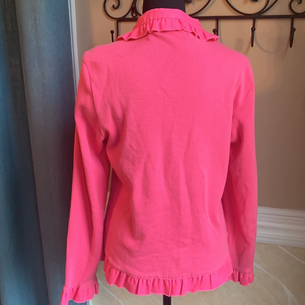 *Caprice Bright BarbieCore Ruffles Color Jacket SZ.L - Picture 6 of 11